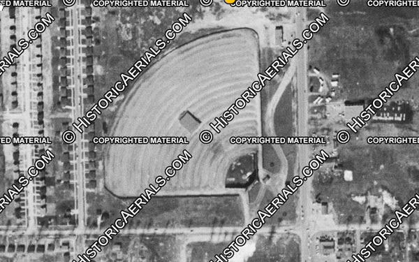 Dort-Eastside Drive-In Theatre - 1954 Aerial (newer photo)